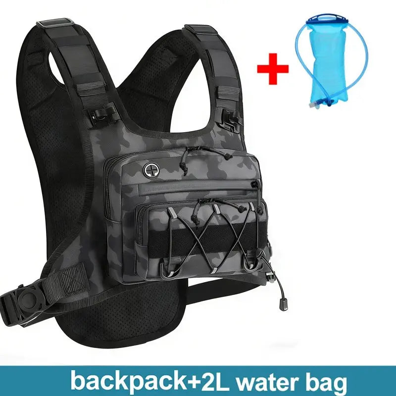 MOCHILA CHALECO DE HIDRATACIÓN DEPORTIVA