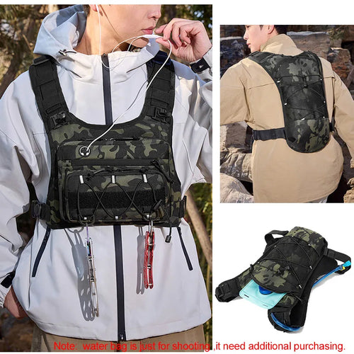 MOCHILA CHALECO DE HIDRATACIÓN DEPORTIVA
