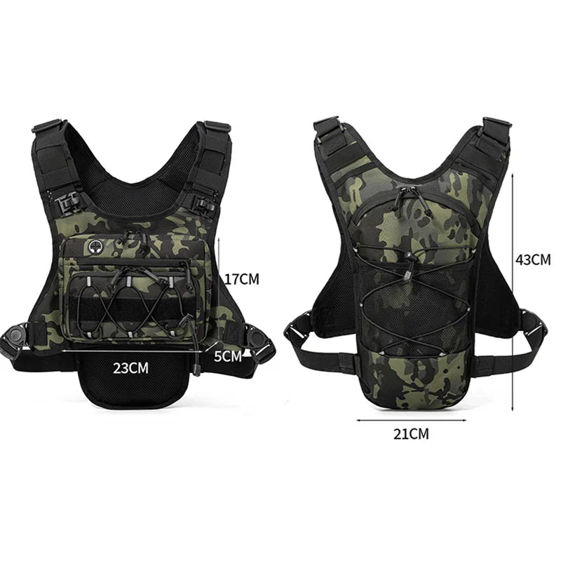 MOCHILA CHALECO DE HIDRATACIÓN DEPORTIVA