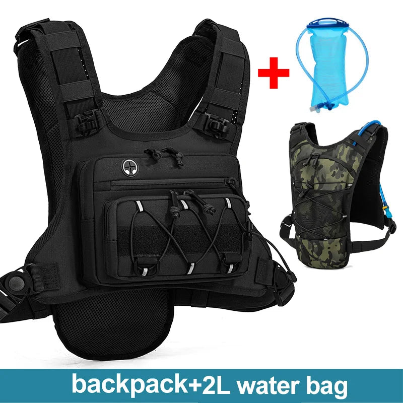 MOCHILA CHALECO DE HIDRATACIÓN DEPORTIVA