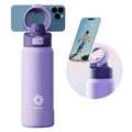 Botella de Agua con soporte para telefono para Gym (Acero inoxidable)